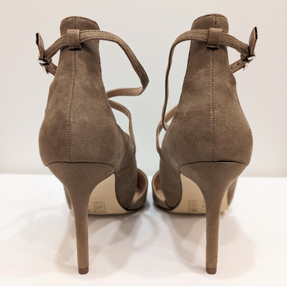 Call It Spring Tan Faux Suede Heels - Picture 4 of 7